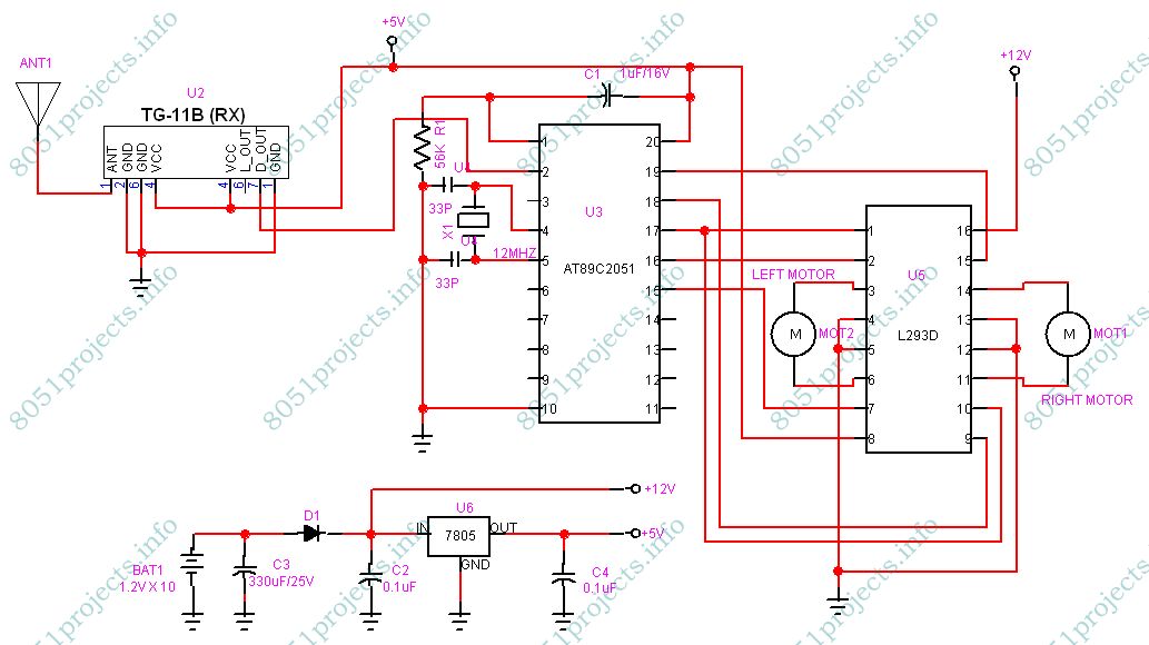 Receiver circuit for rf based robot.jpg