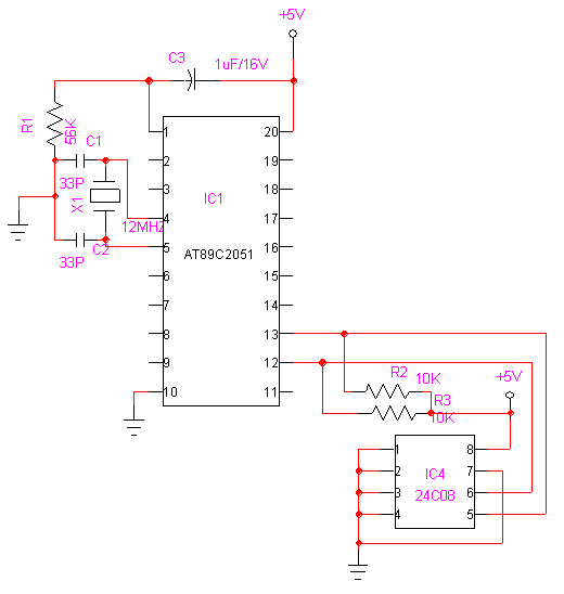 8051 circuit diagram. Circuit Diagram
